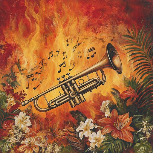 A high energy instrumental mambo that fuses traditional cuban rhythms with powerful brass sections and infectious percussion, creating a lively dance atmosphere that captivates listeners and inspires movement.