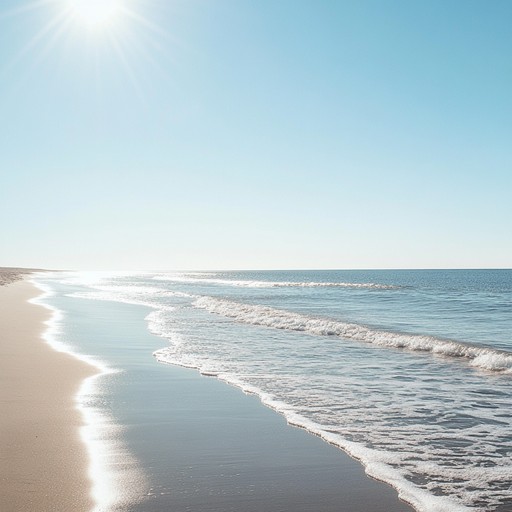 As the sun rises over a tranquil beach, the music captures the essence of a fresh new day, filled with optimism and the promise of joyful moments. Light instruments play a cheerful tune, echoing the dance of the waves and the soft morning breeze.