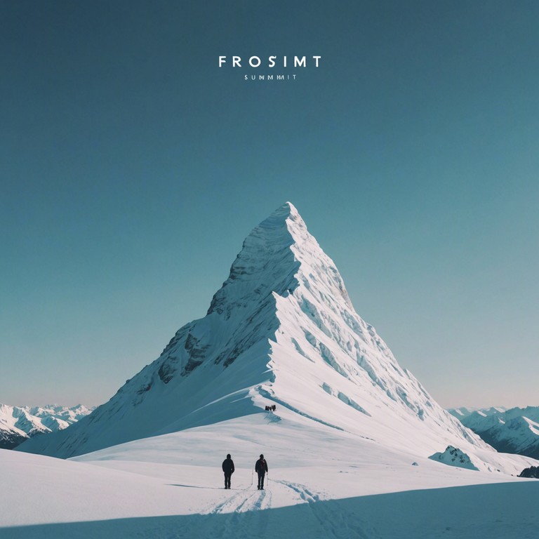 A serene and awe-inspiring musical journey to the top of a majestic, snow-covered mountain peak. The ethereal composition captures the breathtaking beauty and tranquility of the pristine, white landscape, evoking a sense of wonder and inner peace.