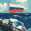 intense orchestral piece illustrating russian navy's heroic sea battles