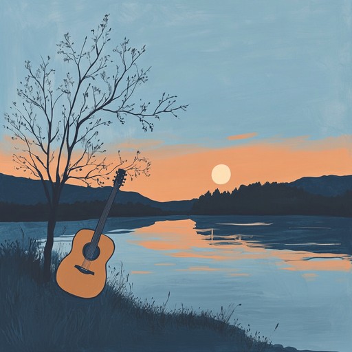 This track offers mellow blues guitar tunes that evoke tranquility, ideal for stress relief and quiet contemplation.