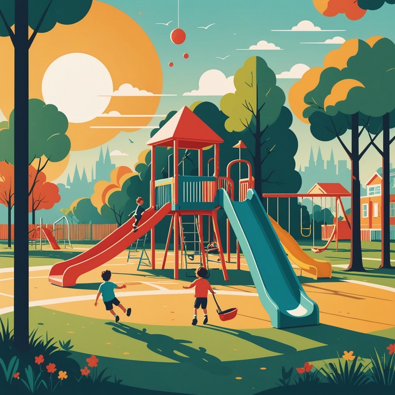 A cheerful instrumental track with a playful melody that encapsulates the essence of a sunny day at the playground. The music promotes feelings of happiness and the spirit of childhood adventure.