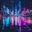 an energizing instrumental capturing essence of vibrant city nights