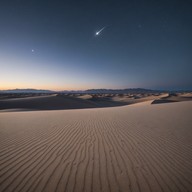 transport into serene desert solitude