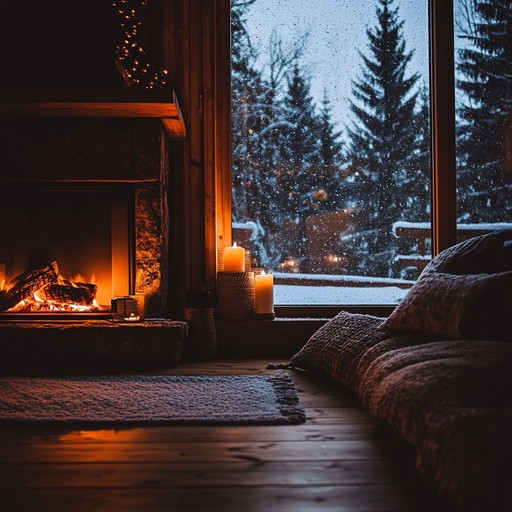 This piece captures the serene silence of winter nights during christmas eve, using soft, flowing melodies to evoke a sense of peace and nostalgic warmth. The music slowly builds a cozy atmosphere that wraps the listener in comfort like a soft blanket on a snowy evening.