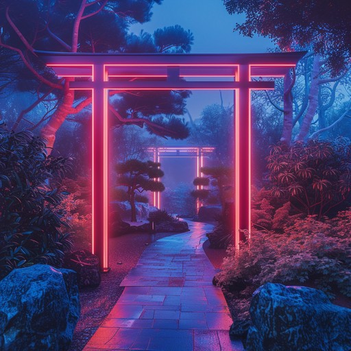 Dive into an ethereal tokyo night with enigmatic, dreamy melodies. Futuristic synths and traditional japanese elements create a hauntingly beautiful soundscape.