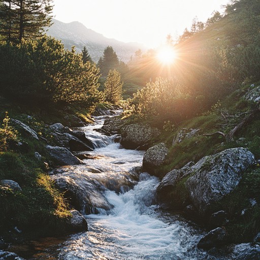 This instrumental piece features soft, finger picked acoustic guitar melodies and gentle banjo harmonies flowing like a sunlit mountain stream. The arrangement is simple yet profoundly relaxing, evoking natural beauty and a sense of serene peace. Ideal for reflective moments or unwinding after a long day