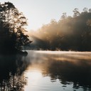 ethereal flute echoes in foggy dawn