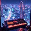 an evocative blend of torch lounge and futuristic synth sounds.