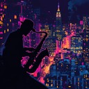 confident jazz house blending sax melodies with urban beats.