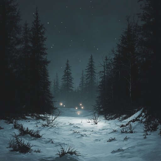 An eerie orchestral piece that captures the suspense of a dark, winter night, blending traditional holiday carols with ominous undertones. The track features chilling bells and strings, setting a tense atmosphere perfect for a holiday thriller.