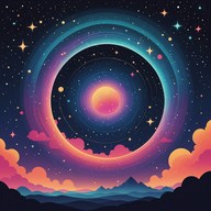 ethereal beats meld with vibrant, shimmering tones