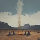 enchanted deserts with mystic and tribal ceremonial vibes