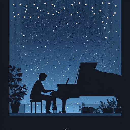 An instrumental jazz piece weaving whimsical melodies with romantic undertones, evoking the charm of a starlit night in a cozy lounge