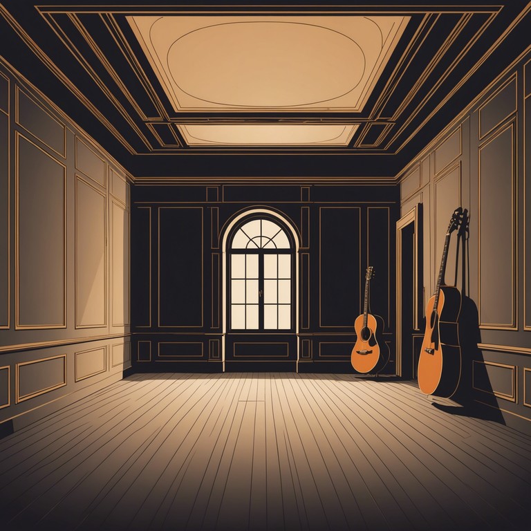 Taking the listener through abandoned halls echoing with the past, where each guitar solo brings closer the haunting realities of existential sorrow and the quietness of a broken spirit.