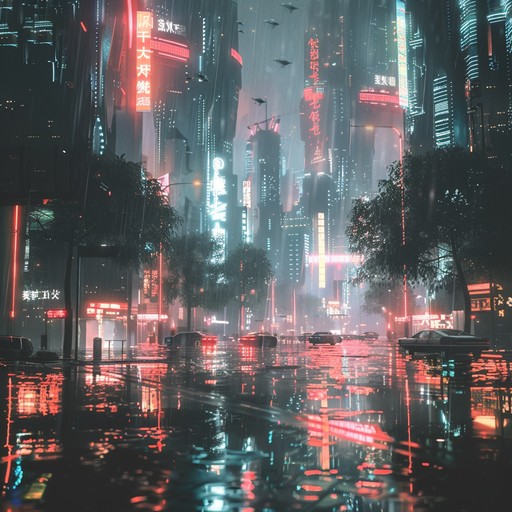 A nostalgic synthwave piece with emotional and atmospheric synth pads, gentle rhythms, and soothing arpeggios, capturing the melancholic beauty of a retro futuristic world remembered in neon memories, perfect for late night drives or introspective moments.