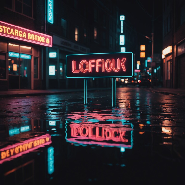 Immerse yourself in the futuristic city, where the night sky is always illuminated by the glow of neon signs and holographic advertisements. The deep bass and swirling synths create a sense of wandering through endless, rain soaked streets that bristle with digital life.