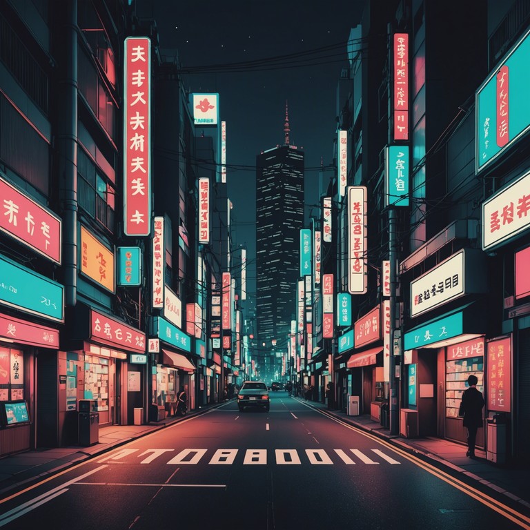 Imagine tokyo at midnight, bathed in neon lights; this track captures the essence of a futuristic cityscape paired with bouncy, electronic beats creating an evocative and immersive auditory experience. The song features sparkling synths and energetic drum machines, perfect for a late night drive or an energetic, youthful atmosphere.