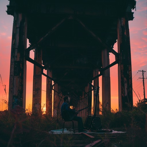 An instrumental piece journeys along an abandoned railway, with the pedal steel guitar emoting deeply mournful tones of a past long faded, love lost in the endless horizon.