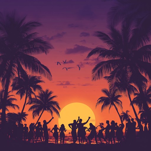 This spirited and lively song combines tropical beats with festive melodies to create an atmosphere ripe for dancing by the beach at sunset. With its infectious energy, it invites listeners to feel the joy and warmth of summer evenings.