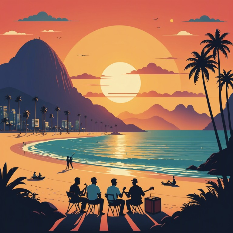 Imagine the laughter filled beaches of rio, where every corner brings the sounds of music and merriment. 'beach vibes only' delivers this through an energetic acoustic guitar performance, ensuring every note captures the essence of brazilian joy and the vibrancy of life by the ocean.