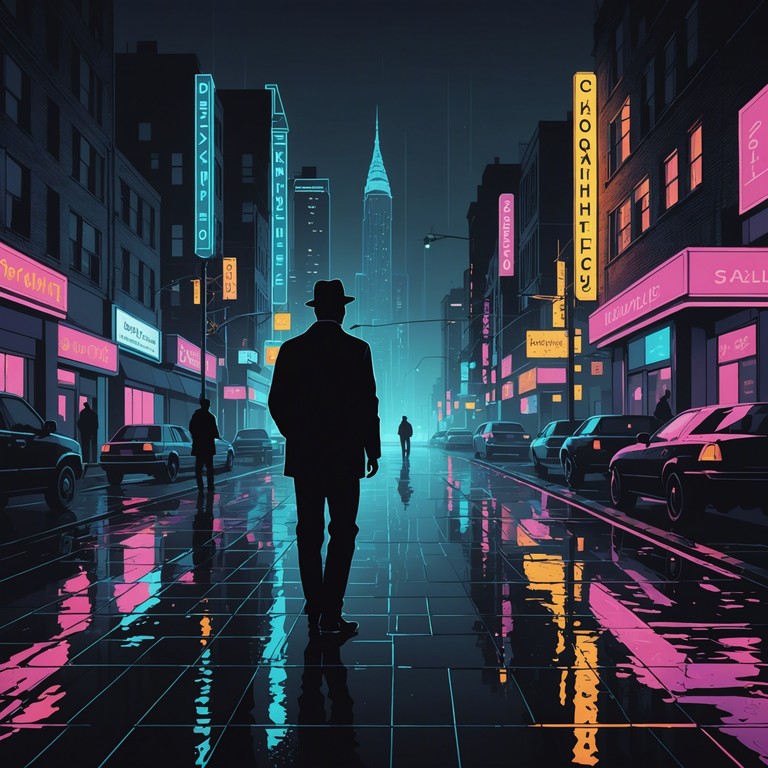 Delve deeper into the smoky realms of the city at night with a saxophone leading you through less trodden paths. The music becomes a reflection of urban life's complexity, mirrored by the interplay of shadows and light, the gritty texture of sound echoing off old stone buildings, and the pulse of the nocturnal cityscape that never sleeps.