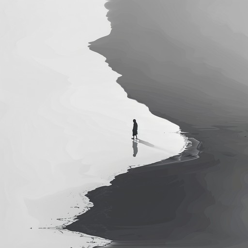 A tender and introspective piano piece that captures a sense of solitude and reflection, perfect for moments of introspection or background music in a poignant scene.