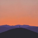 soft guitar melodies evoke deep memories over silent hills.