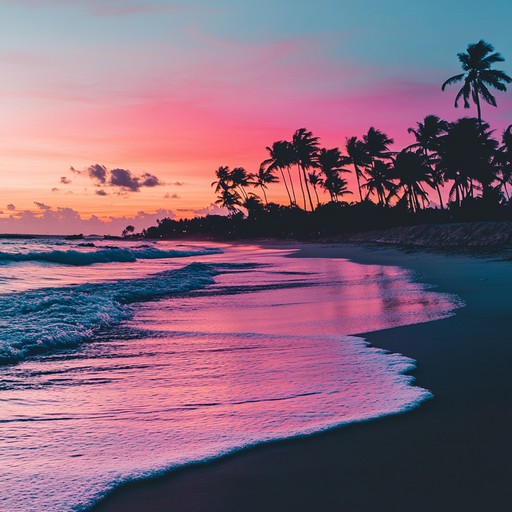 An innovative instrumental track that fuses smooth jazz melodies with traditional caribbean rhythms, creating an atmospheric soundscape that transports listeners to a tranquil evening on a tropical island.