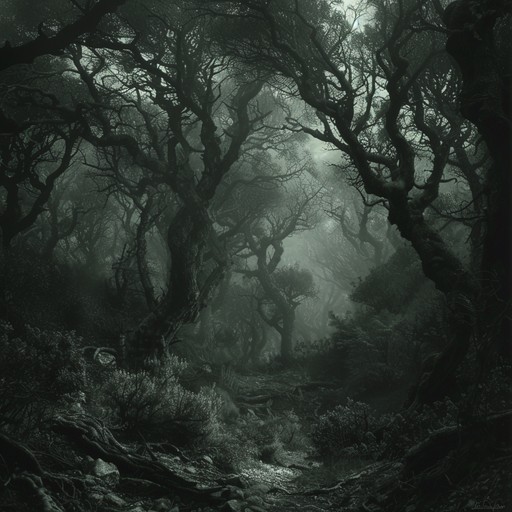 Enter a world where the dark woods come alive with anger and mystery. This track weaves traditional folk elements with intense, raw emotions. Growling strings and pounding percussion create an unsettling atmosphere, making listeners feel the haunting wrath of the forest spirits.