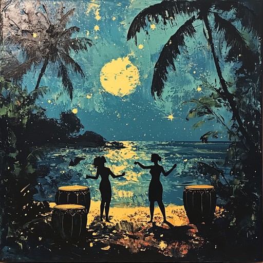 Soothing rhythms guide you through a moonlit caribbean shore, where soft melodies ignite intimate connections and serenity.