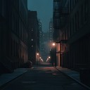 urban streets blending calm, mystical vibes, grime beats