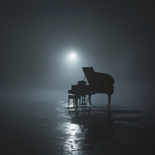 This minimalist classical piano work conveys a profound sense of loneliness and introspective sadness through its haunting, slow melody. The sparse notes emphasize the emotional weight, creating a dramatic atmosphere that pulls listeners into a reflective, solitary world.