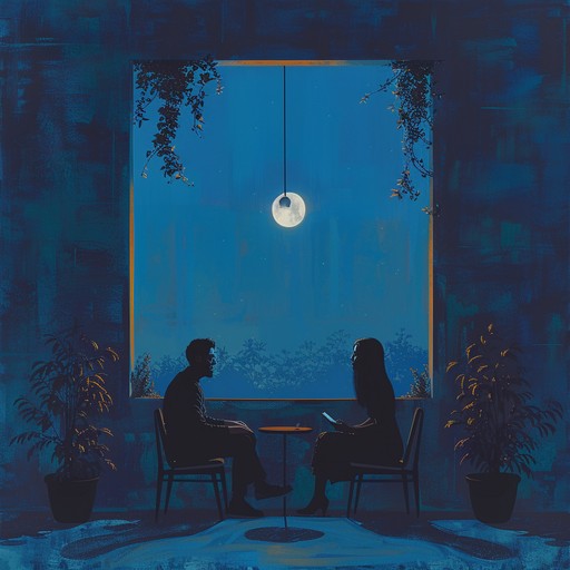 This evocative piece uses minimal instrumentation to set a late-night, introspective mood, designed for moments of quiet reflection or intimate gatherings.