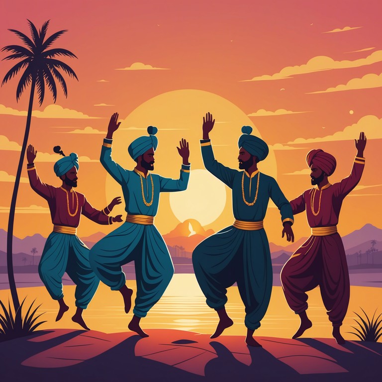 This alternative version emphasizes even more on the synthesis of traditional bhangra with contemporary electronic vibes, aiming to make listeners feel like they are part of a vibrant and bustling punjabi festival.