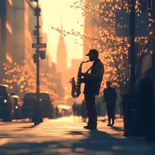 An instrumental track blending vibrant jazz melodies with soulful rhythms, designed to invigorate listeners and set a positive tone for the day, drawing inspiration from 1970s urban jazz scenes