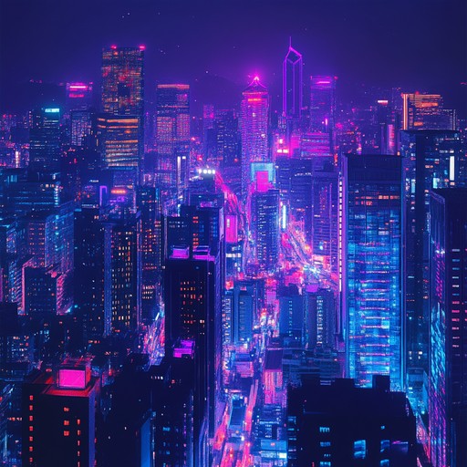 This track features dazzling synth layers that weave together a tapestry of euphoric melodies. Perfectly capturing the essence of new wave, the music emulates the pulsating energy of a neon lit cityscape at night. Elevated basslines and dynamic beats create an immersive sonic atmosphere that radiates pure joy and nostalgia