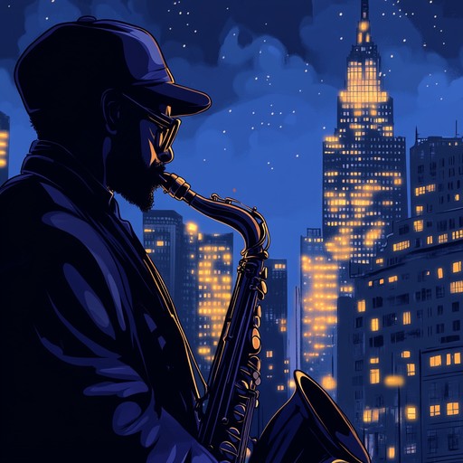 An instrumental track that fuses modern urban beats with upbeat swing rhythms, capturing the vibrant energy of city nightlife. The song features saxophone melodies, jazzy piano riffs, and hip hop inspired percussion, creating an infectious groove that bridges old and new.