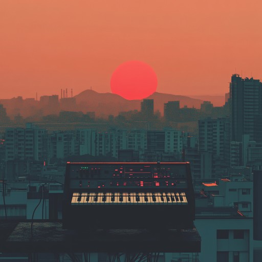 Create a mellow atmosphere with relaxed rhythms and serene soundscapes, ideal for winding down. Gentle synths and soft drums blend to create a peaceful yet rhythmic track.