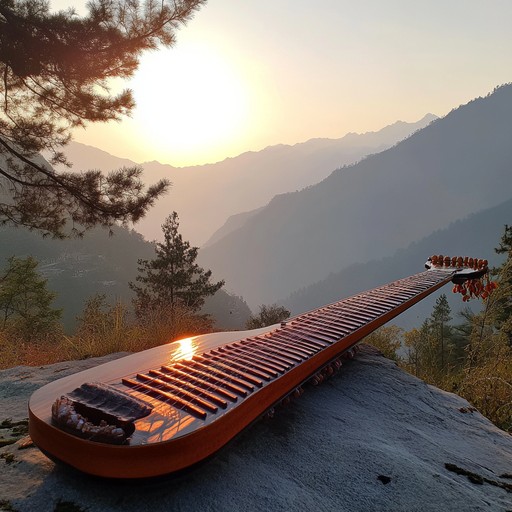 This composition showcases an electric sitar melded with rock guitar riffs, creating an energizing and joyful instrumental fusion inspired by a lively morning in the himalayas.