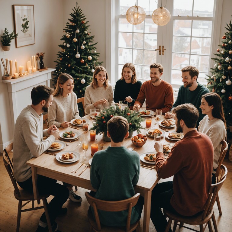 A musical tapestry that enthralls and uplifts, using the acoustic guitar to bridge the gap between ancient traditions and contemporary celebrations, ideal for festive and community gatherings.