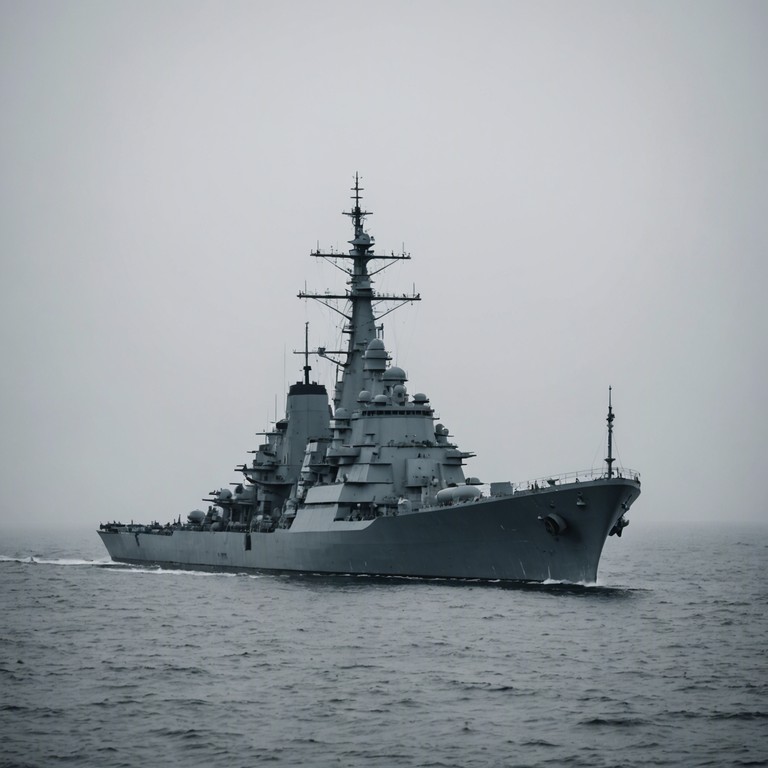 This composition embodies the resilience and colossal power of the russian navy, utilizing a dramatic build up of sounds to mimic the rolling waves and fierce battles endured. The piece serves not only as a testament to the historical might of these maritime warriors but also echoes their undying spirit through its forceful melodic storytelling.