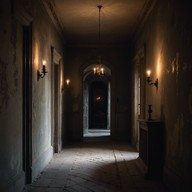 uneasy footsteps in abandoned corridors