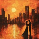 a tranquil tango melody capturing serenity of evening embrace.