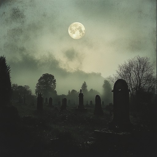 This track creates an otherworldly atmosphere, enhancing the spooky essence of halloween with its ethereal melodies and eerie silence punctuated by sudden, chilling sounds. Designed to evoke images of foggy graveyards and ghostly apparitions, the piece uses minimalist instrumentation to maximize the haunting effect.