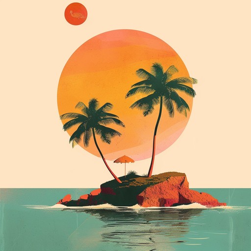 Imagine a slow-paced, sun-drenched reggae tune that conjures images of sandy beaches and swaying palm trees. The melody is smooth, with a lazy trombone leading the way, accompanied by off-beat guitar chords and a steady, soothing bassline. The vibe is perfect for a sunset beach party or just lounging by the waterside.