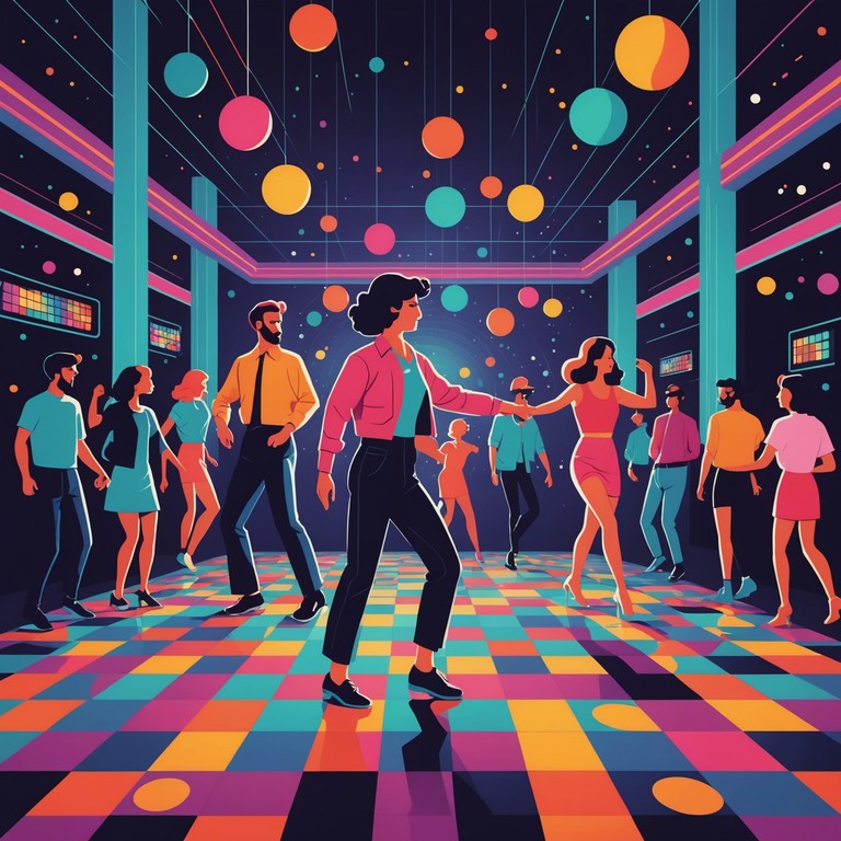 A powerful instrumental track blending dramatic sweeps with the energetic beats of disco funk. It captivates with pulsating rhythms and spellbinding brass sections that tell a story of a thrilling night at a retro dance club, filled with mystery and infectious energy.