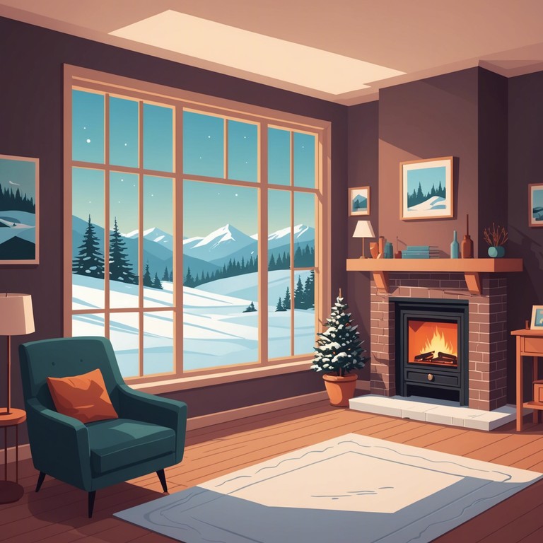 This track features a serene, tender composition perfect for holiday evenings, embodying the spirit of peace and joy during the winter season. The music flows softly, reflecting the quiet hush of snowfall and the warmth of a fireside gathering, creating a backdrop for intimate holiday moments and gentle reflection.