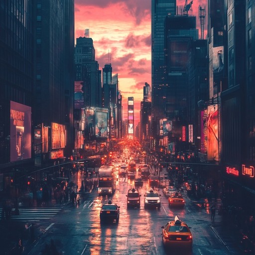 A vibrant lofi instrumental blending energetic urban beats with bright, uplifting melodies, capturing the feel of a city coming to life at sunrise, inspiring motivation and movement.