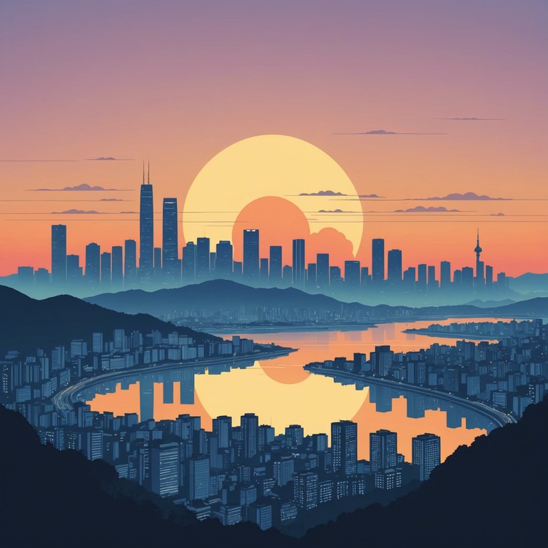 Alternative version focusing more on electronic elements, providing a night time city vibe with towering neon lights and a sense of endless possibilities. This version offers a more synthesized, layered electronic sound, capturing the heart pulse of seoul after sunset.